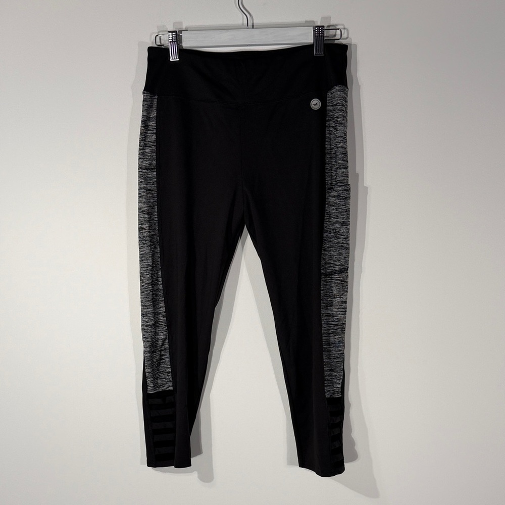 Hollister Black and Gray Women's Leggings